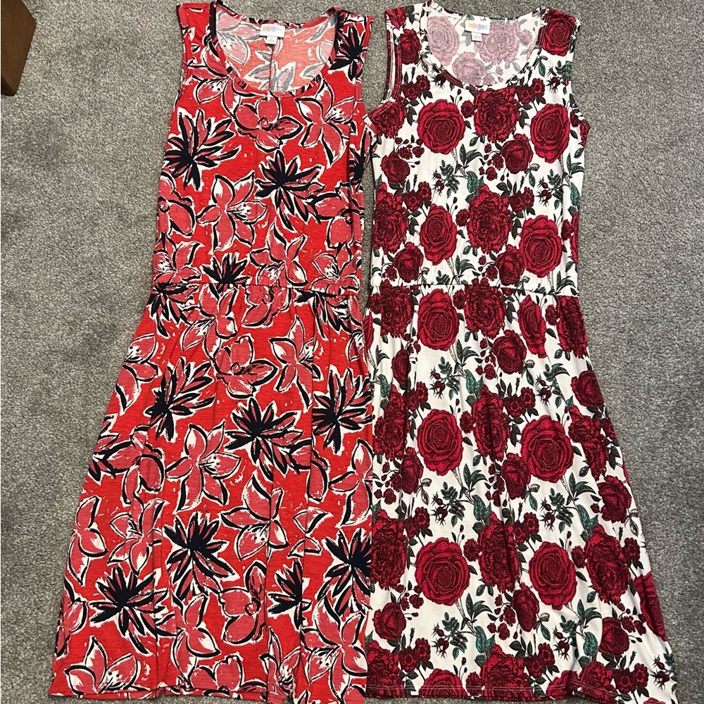 LuLaRoe small floral dresses